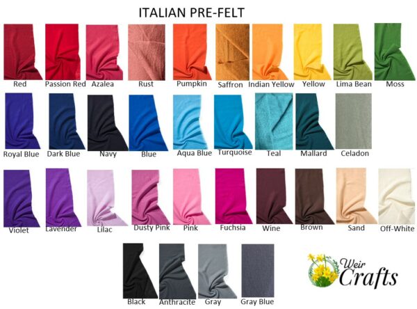 Italian Merino Wool Prefelt
